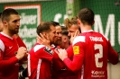 1. FC Kaiserslautern gegen Viktoria Berlin - Jubel um Philipp Hercher (zweiter von rechts), der das 2:0 erzielt hat.